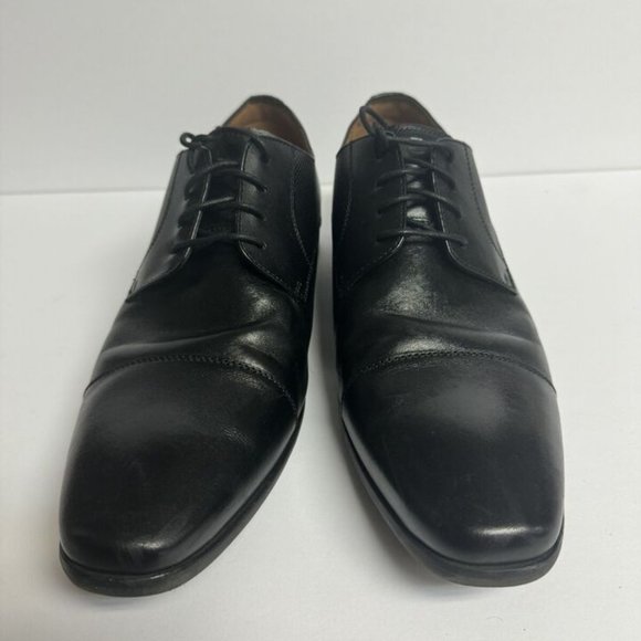 Florsheim Mens Postino Cap Oxford Black Size 10.5 D(M)